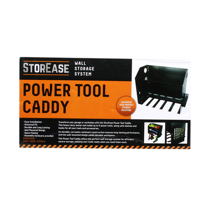 Storease Wall Storage System Power Tool Caddy - Black