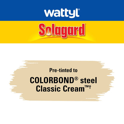Wattyl Solagard Exterior Paint - 1L - Classic Cream - Low Sheen