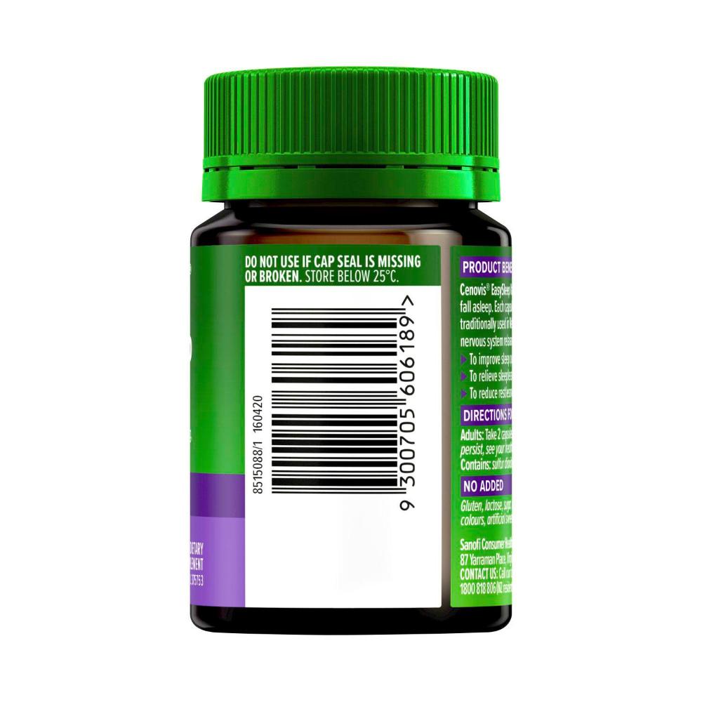 Cenovis Easy Sleep Valerian 2000mg Capsules - 30 pack