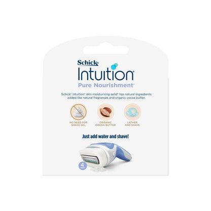 Schick Intuition Moisture Plus Sensitive Care With Aloe & Vitamin E Razor Cartridges - 3 pack