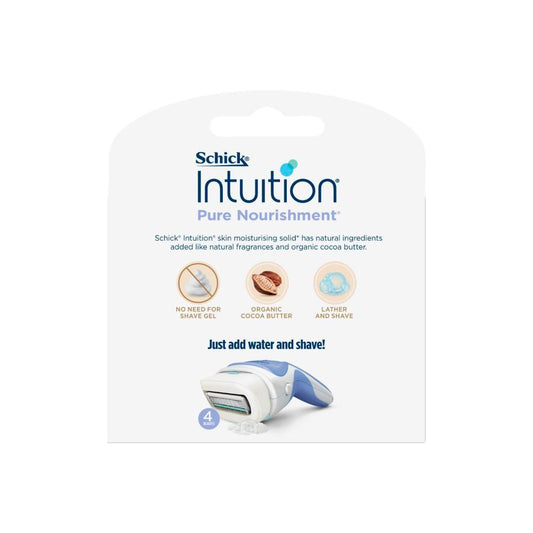 Schick Intuition Moisture Plus Sensitive Care With Aloe & Vitamin E Razor Cartridges - 3 pack