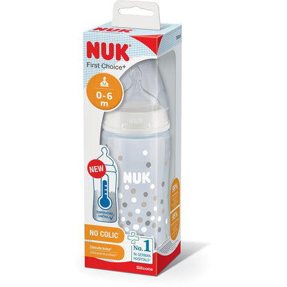 Nuk Temperatrue Control Bottle 0-6 Months Assorted Each