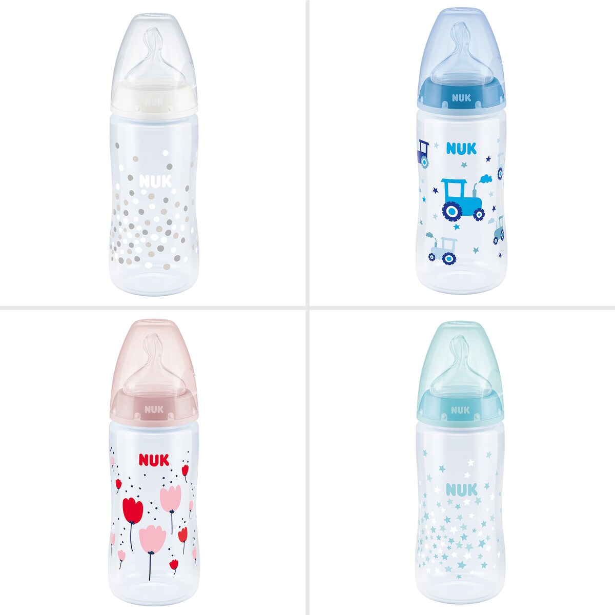 Nuk Temperatrue Control Bottle 0-6 Months Assorted Each