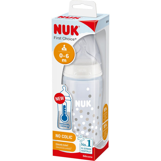 Nuk Temperatrue Control Bottle 0-6 Months Assorted Each