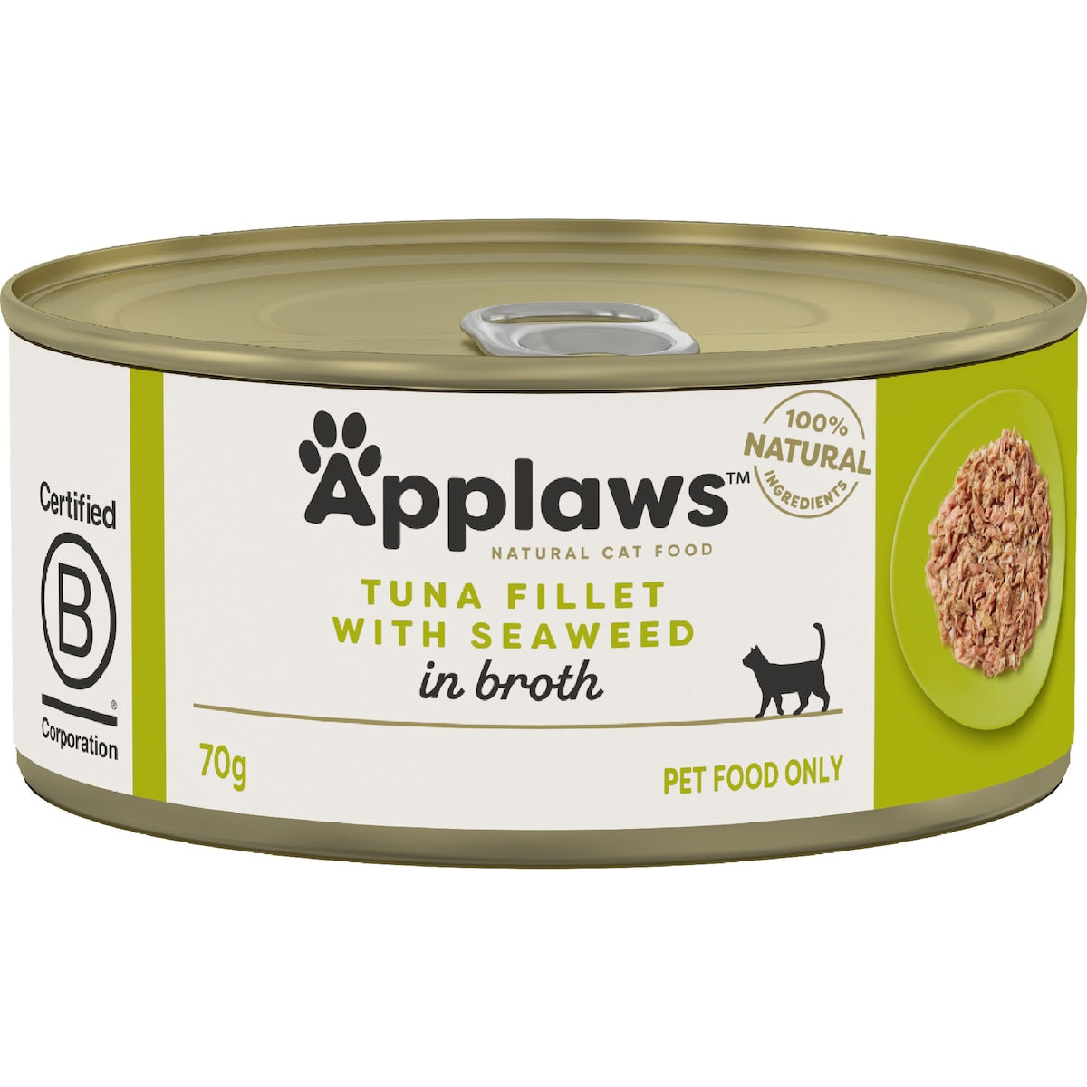 Applaws Wet Cat Food Tuna & Seaweed Tin 70g