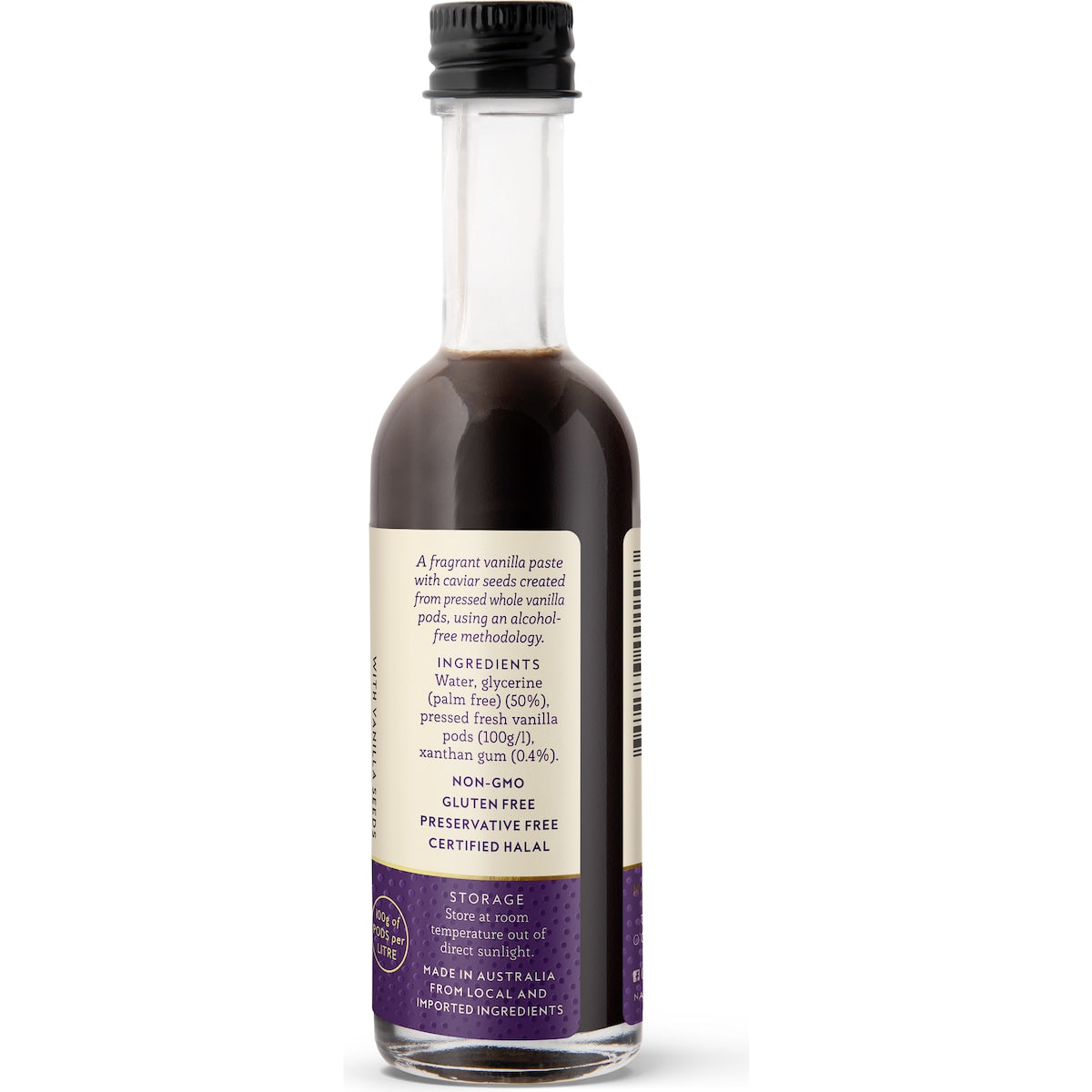 Natural Vanilla Alcohol Free Paste 50ml