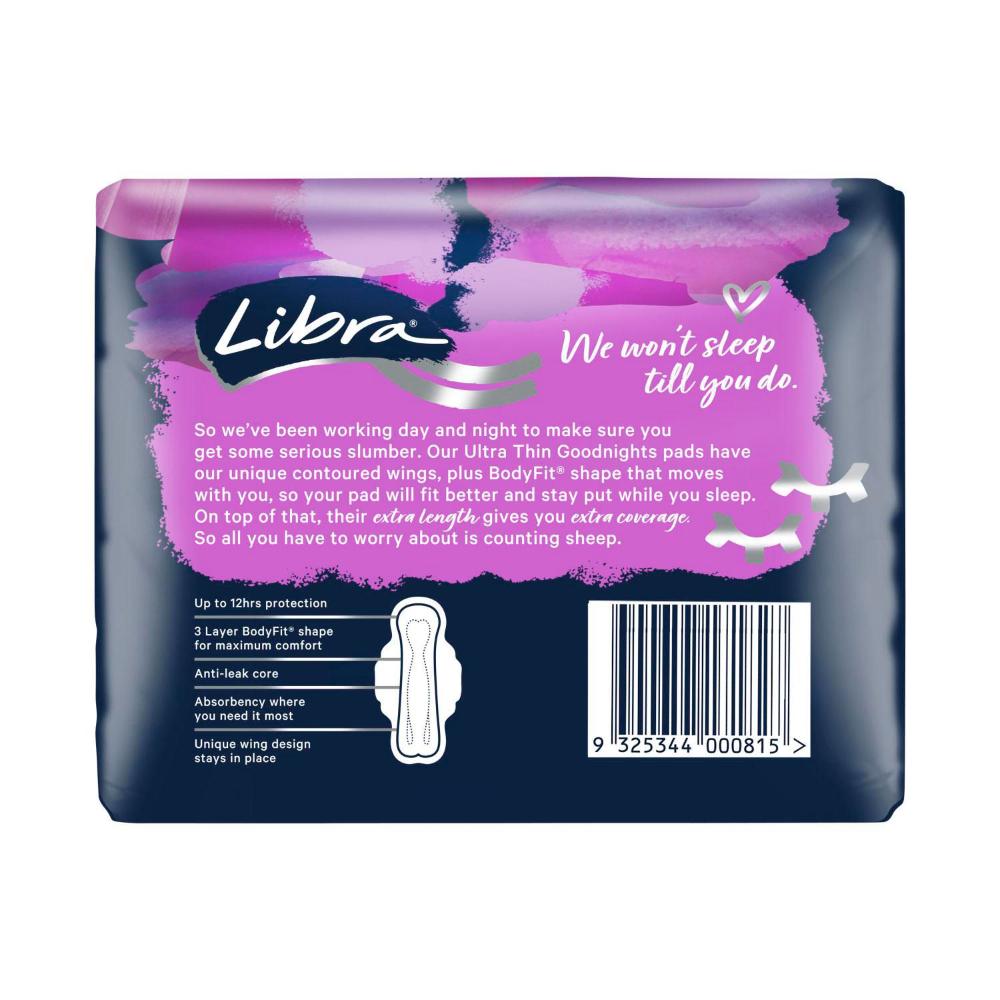 Libra Goodnights Ultra Thin Value Pack Pads - 20 pack
