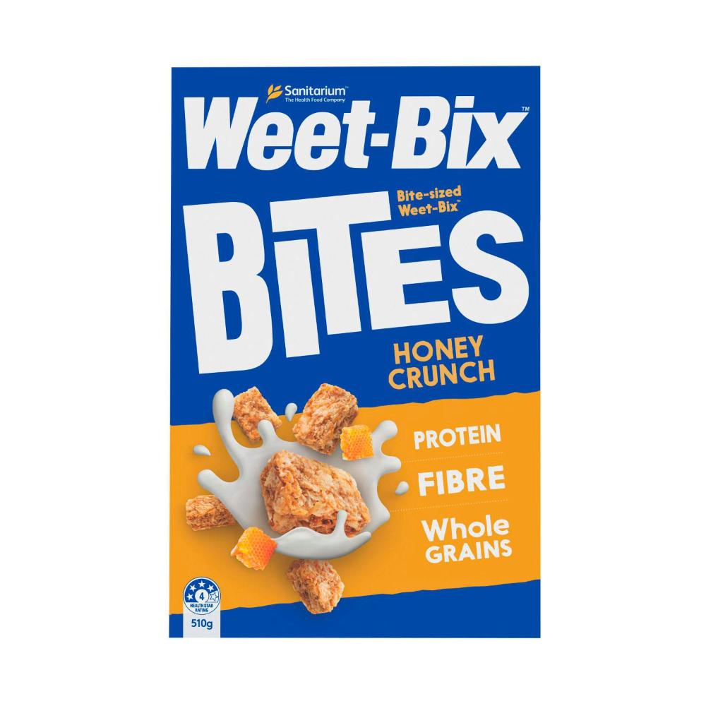 Sanitarium Weet-bix Bites Honey Crunch Breakfast Cereal - 510g