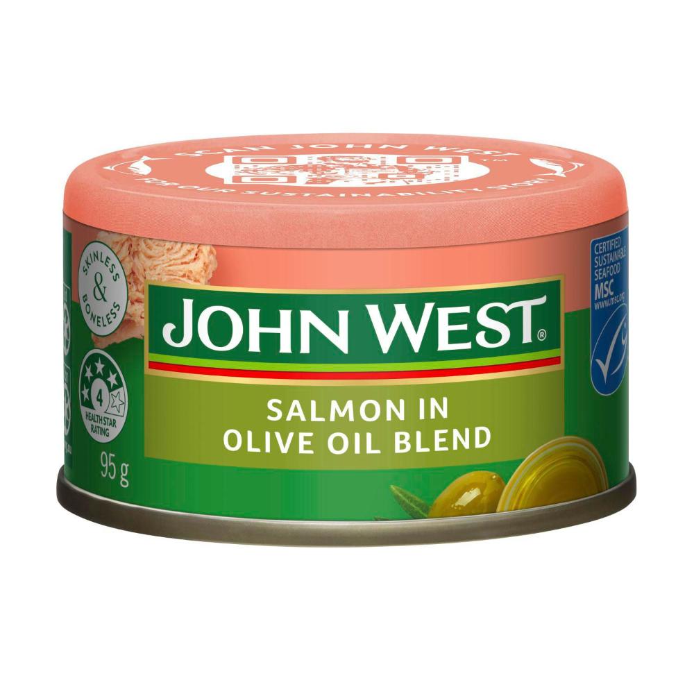 John West Salmon Olive Oil Blend - 95g