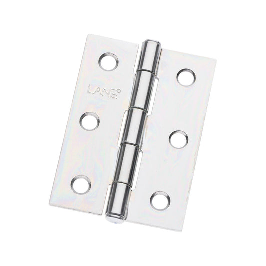 Lane Butt Hinge - Zinc Plated - 70 x 50 x 1.6mm - 2 Pack