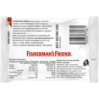 Fishermans Friend Mints Extra Strong 25g Pack