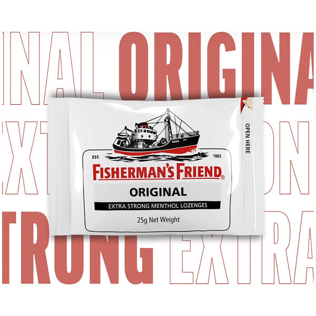 Fishermans Friend Mints Extra Strong 25g Pack