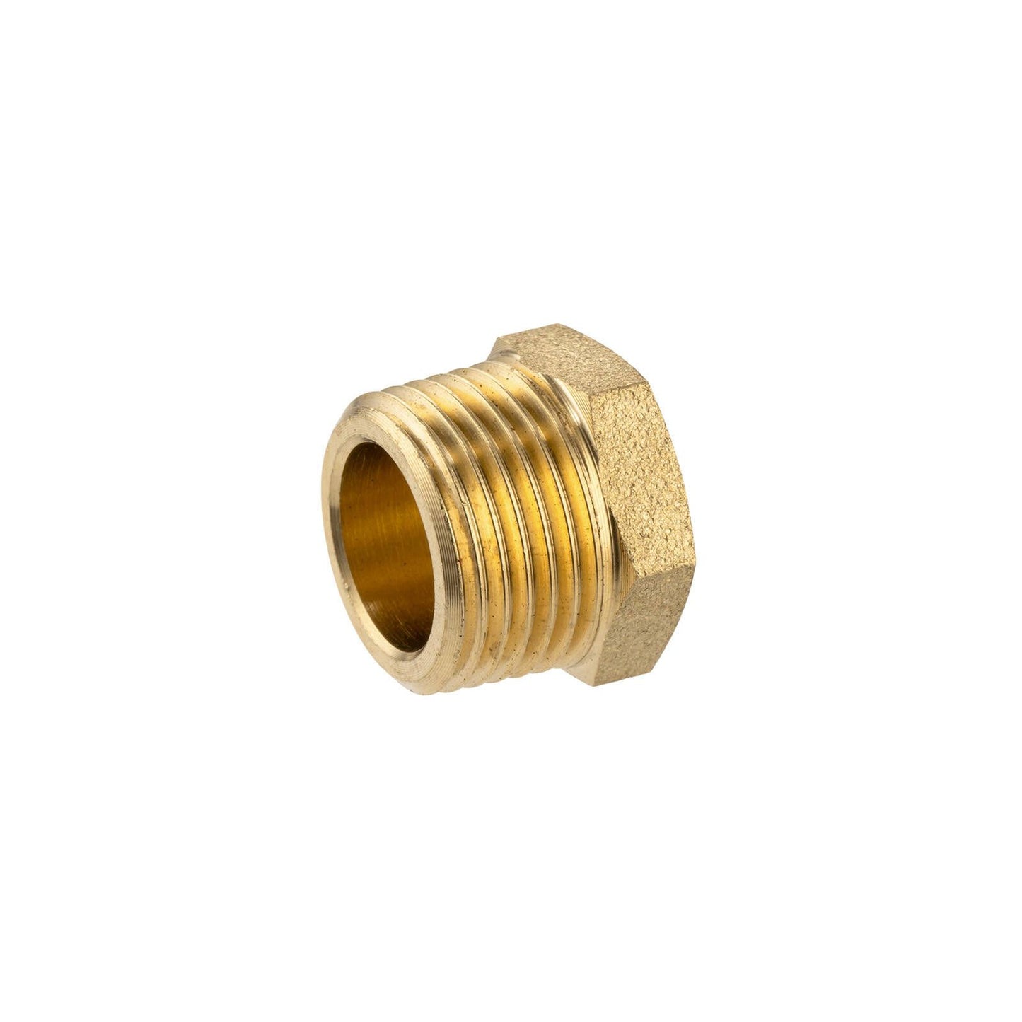Brasshards Brass Threaded Hex Plug - 10mm
