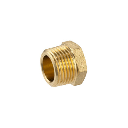 Brasshards Brass Threaded Hex Plug - 10mm