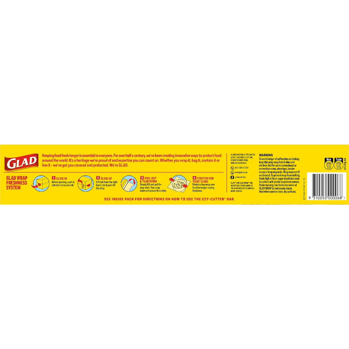 Glad Cling Wrap 150m Each