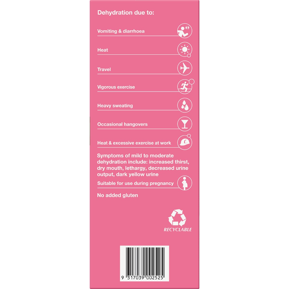 Hydralyte Electrolyte Ice Blocks Watermelon 16 Pack