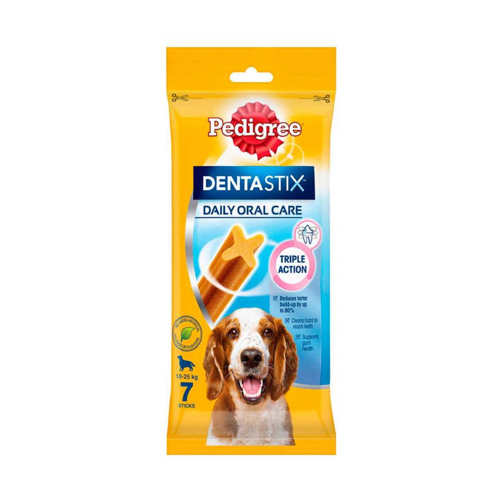 Pedigree Dentastix Medium Dog Treats Daily Oral Care Dental Chews - 7 pack
