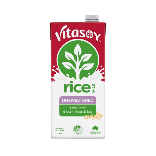 Vitasoy Unsweetened Long Life Rice Milk - 1L
