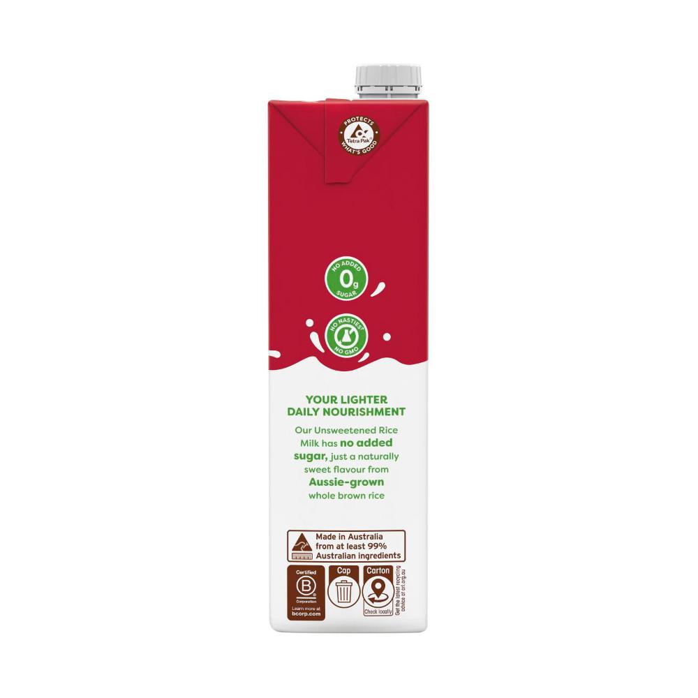 Vitasoy Unsweetened Long Life Rice Milk - 1L