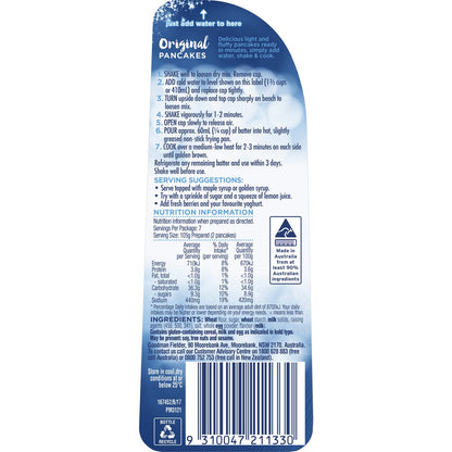 White Wings Pancake Mix Original Shaker 350g