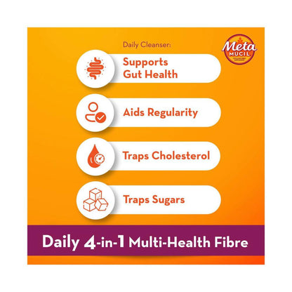 Metamucil 72 Doses Fibre Sup Smooth Orange - 425g