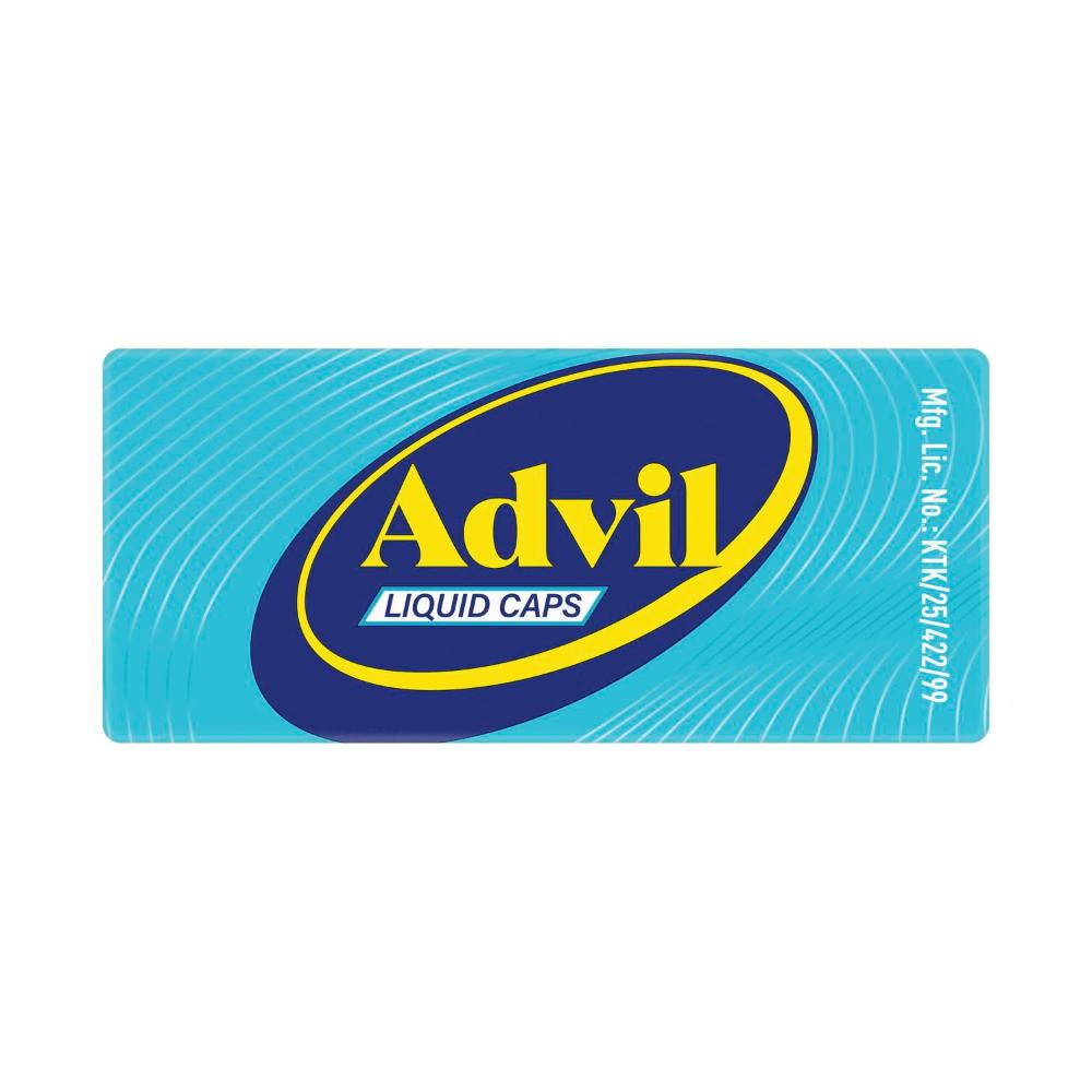 Advil Liquid Ibuprofen Pain Relief Capsules - 20 Pack