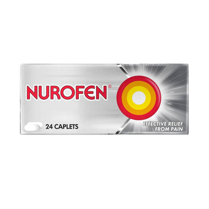Nurofen Ibuprofen Pain Relief 200mg Caplets - 24 pack