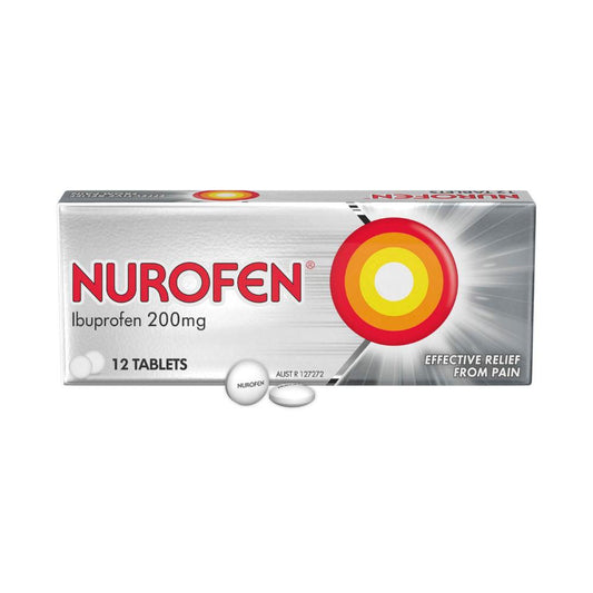 Nurofen Pain And Inflammation Relief Tablets 200mg Ibuprofen - 12 pack
