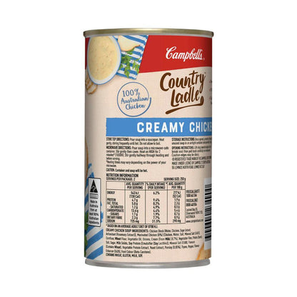 Campbell's Country Ladle Soup Can Creamy Chicken - 500g