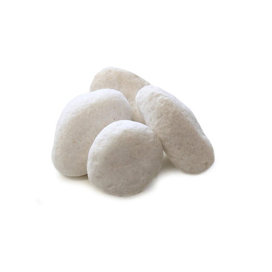 Jack Bright White Decorative Pebble 35-50mm Garden Edging Mulch