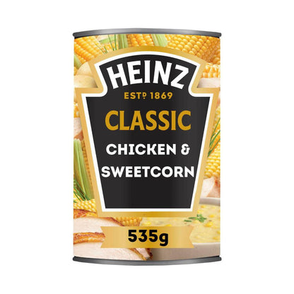 Heinz assic Chicken & Sweet Corn Soup Can - 535g