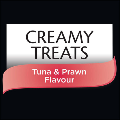 Dine Creamy Treats Tuna Prawn Flavour Cat Treats - 12g - 32 Pack