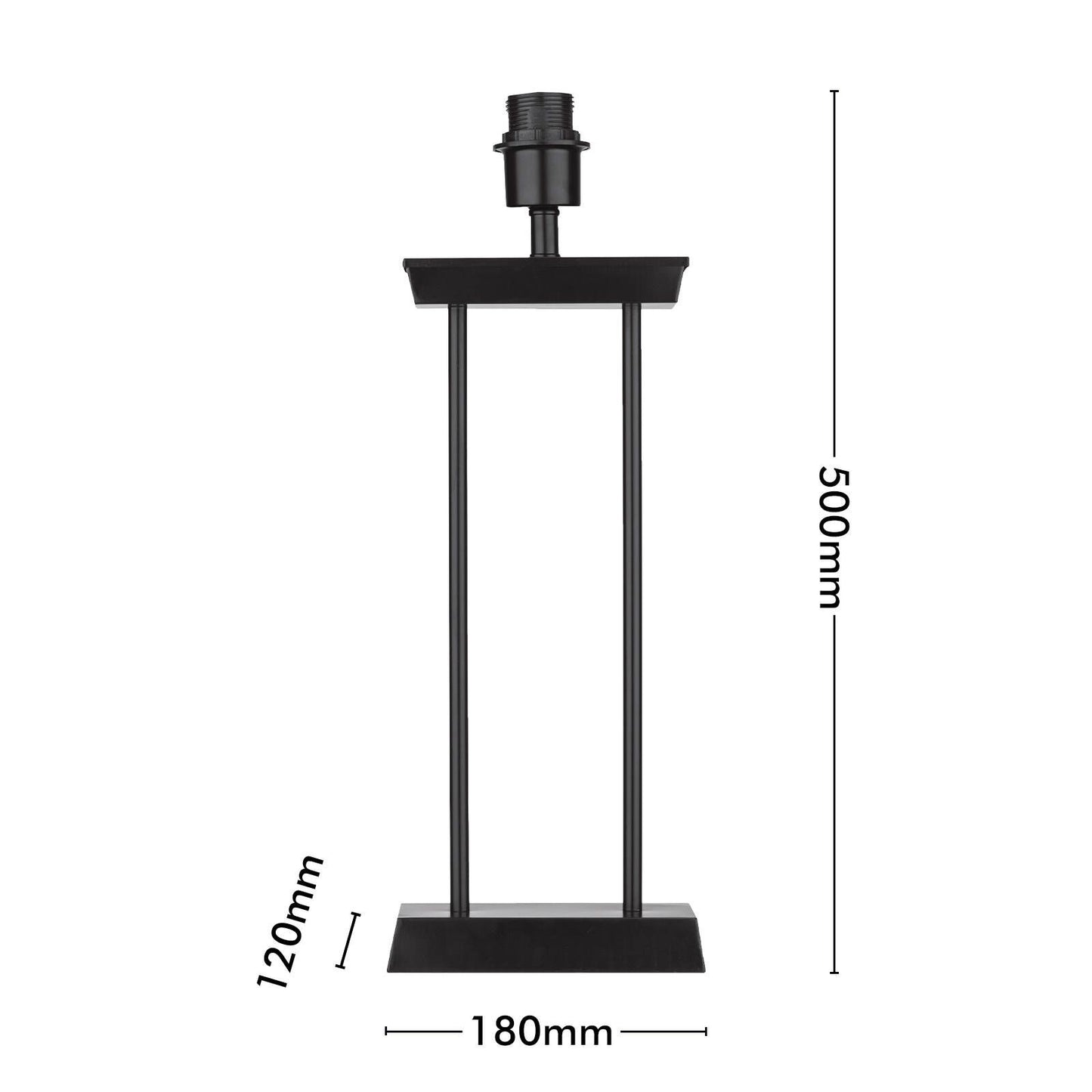 Verve Design Vera Metal Lamp Base - 180 x 500mm