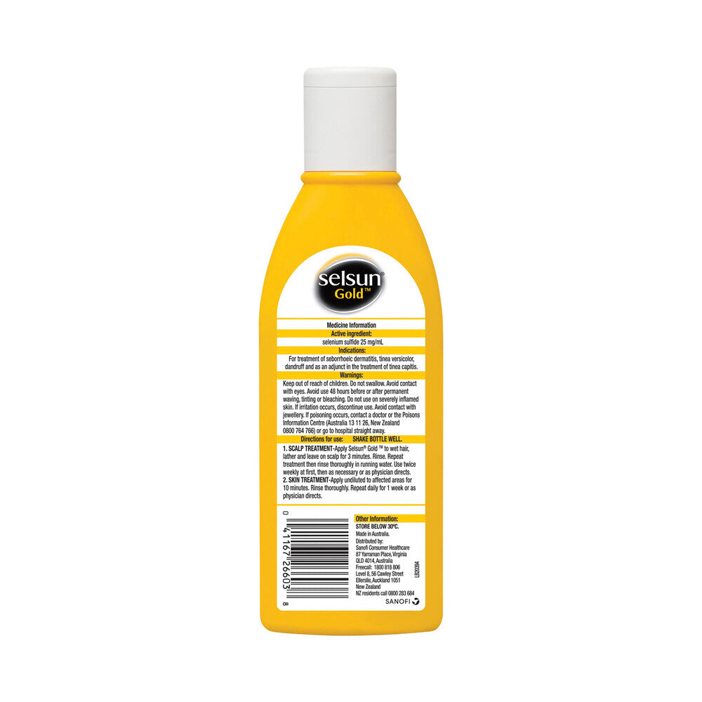 Selsun Gold Anti Dandruff Shampoo Treatment | 200mL