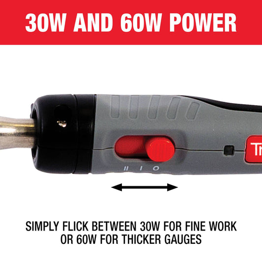 Soldering Iron - 30W/60W - 50 x 280 x 40mm