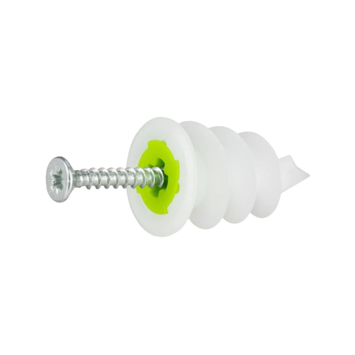 Gripit Green Self Drive Plasterboard Fixing 10 Pack - Holds 20kg - 101mm x 150mm x 15mm