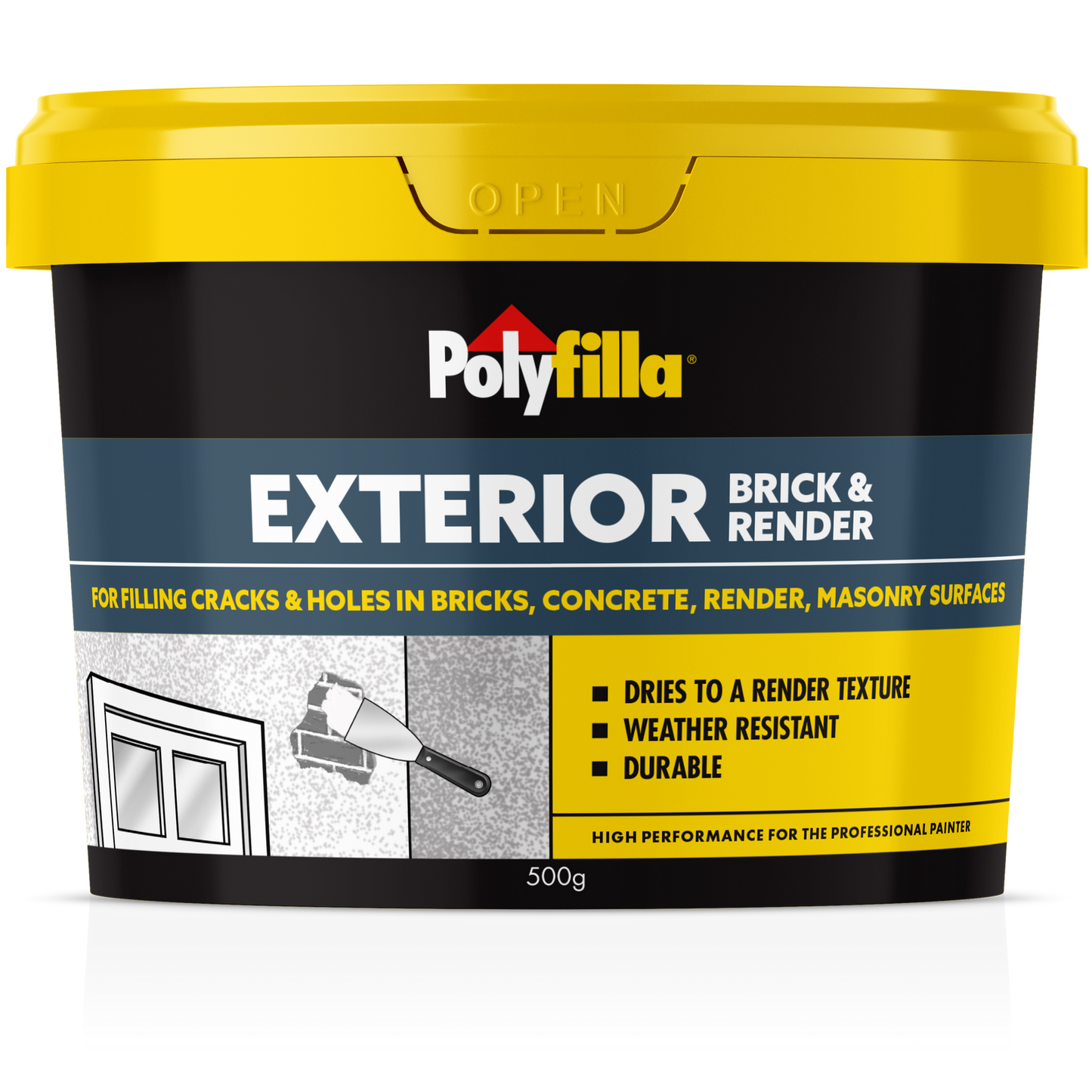 Polyfilla Exterior Brick and Render Filler - 500g
