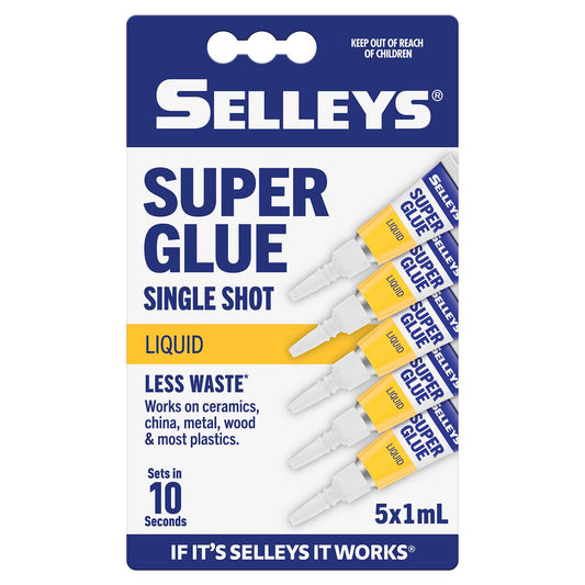 Selleys Super Glue - 5 x 1ml