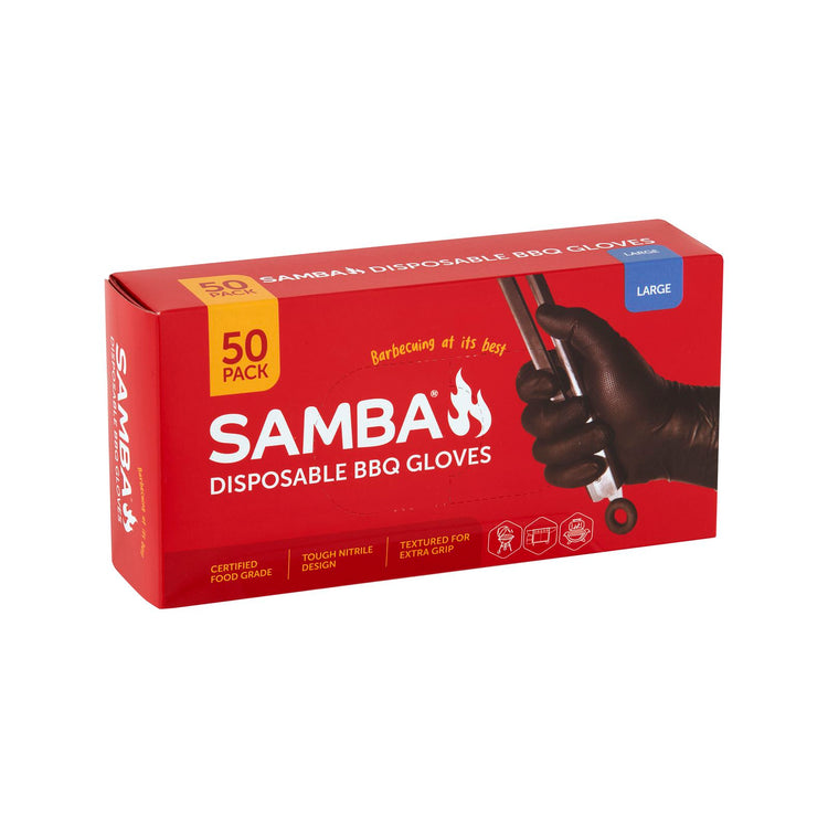 Samba Large Disposable BBQ Gloves 50 Pack