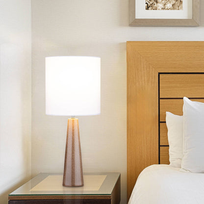 Verve Design Caria Ceramic Lamp Base - Brown - 100 x 410mm