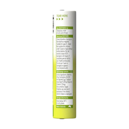 Soothers Liquid Centres Lemon & Lime - 10 pack