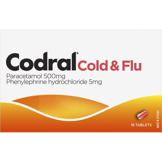 Codral Cold & Flu Tablets 16 Pack