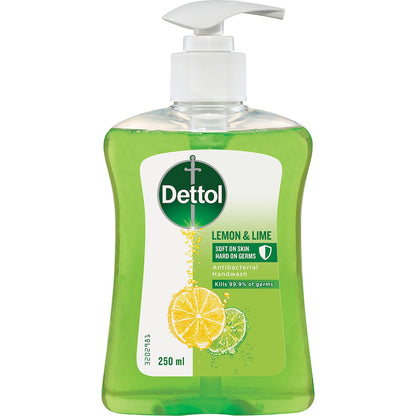 Dettol Antibacterial Liquid Hand Wash Soap Pump Refresh 250ml