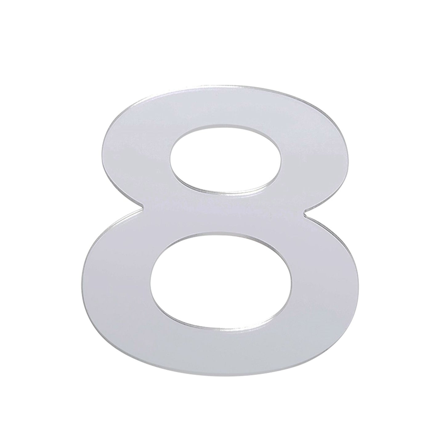 Sandleford Silver Self Adhesive House Number 8 - 25mm