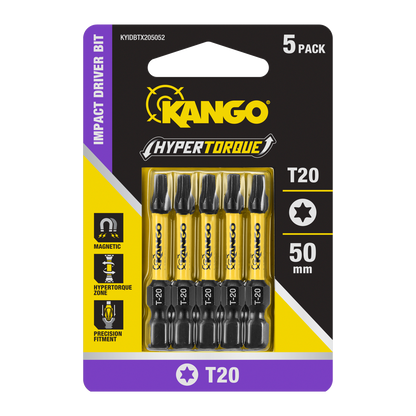 Kango TX20 Impact Driver Bit - 50mm - 5 Pack