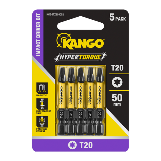 Kango TX20 Impact Driver Bit - 50mm - 5 Pack