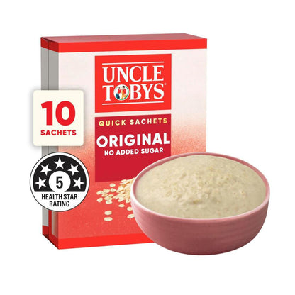Une Tobys Sachets Oats Quick 10 Pack - 340g