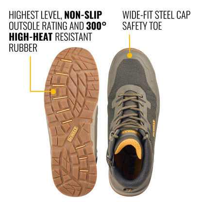Dewalt Olive Forge Safety Work Boot - Size 6