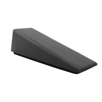 Adoored Black Timber Wedge Door Stop