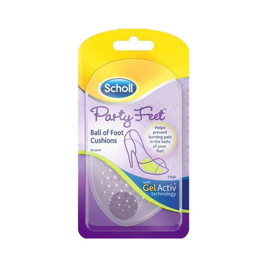Scholl Party Feet Ball Of Foot Gel Cushions - 1 Pair